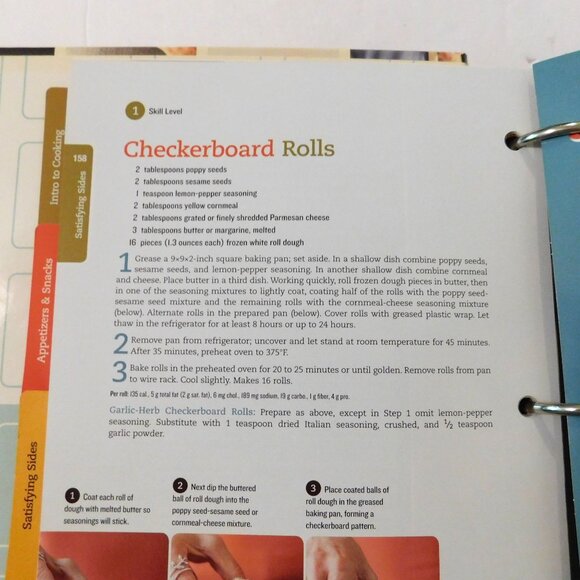 Anyone Can Cook Better Homes and Gardens Cookbook 1st Edition 2007 HB Binder - Picture 9 of 15
